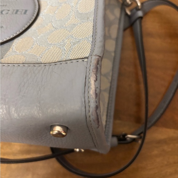 Coach Dempsey baby blue tote - Picture 11 of 11